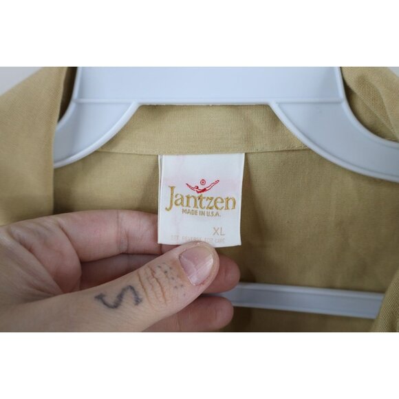 Vtg 70s Streetwear Mens XL Distressed Striped Collared Beach Button Shirt USA - Picture 8 of 13